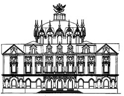 Петровский дворец - фасад