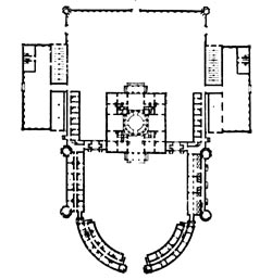 Петровский дворец - план